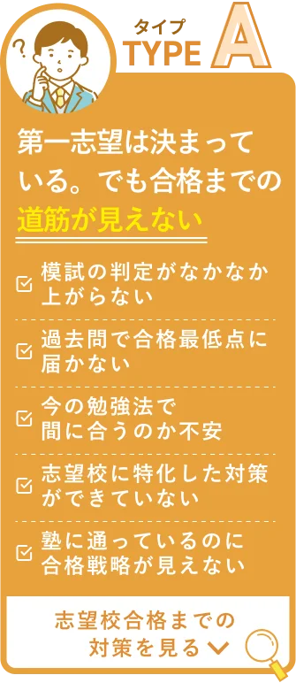 TYPE A：志望校対策講座