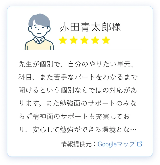 お客様の声 赤田青太郎様
