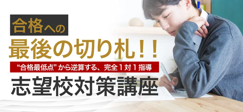 高校受験/中高一貫対策 | 《公式》プロ家庭教師の名門会｜中学受験